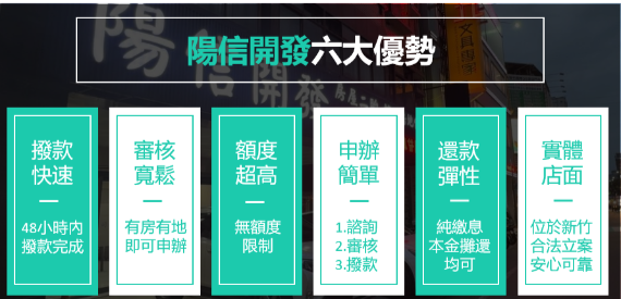 湖口民間二胎找陽信開發的6個優點